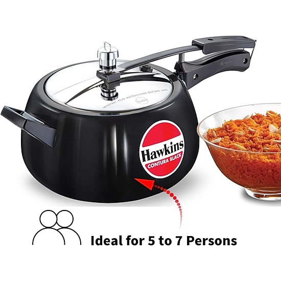 Hawkins Contura 5 Liter Stovetop Pressure Cooker