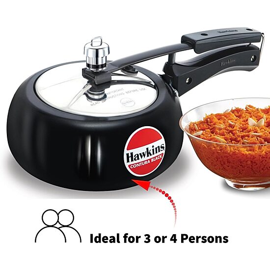 Hawkins Contura 2 Liter Stovetop Pressure Cooker