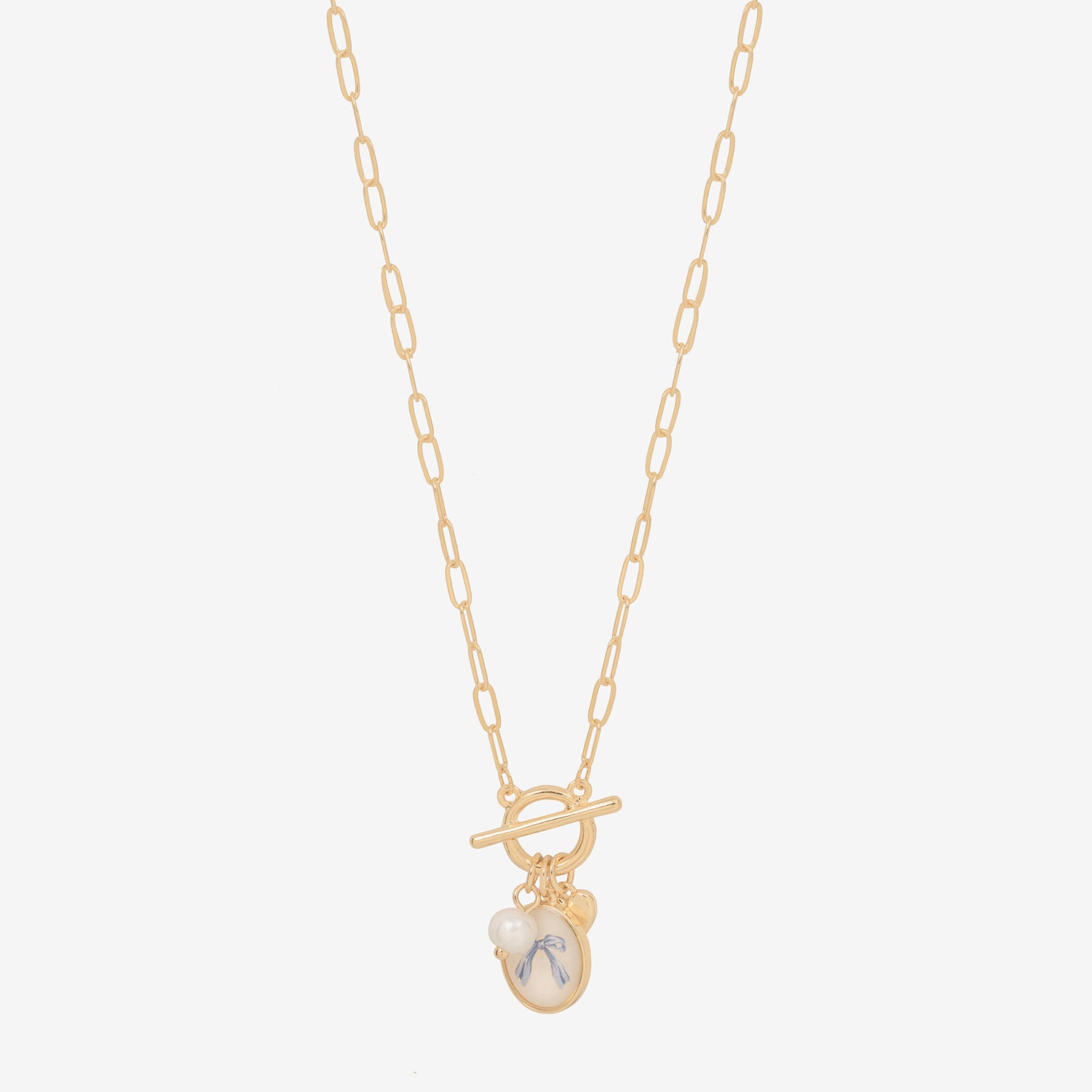Bijoux Bar Delicates Womens Inch Link Chain Necklace