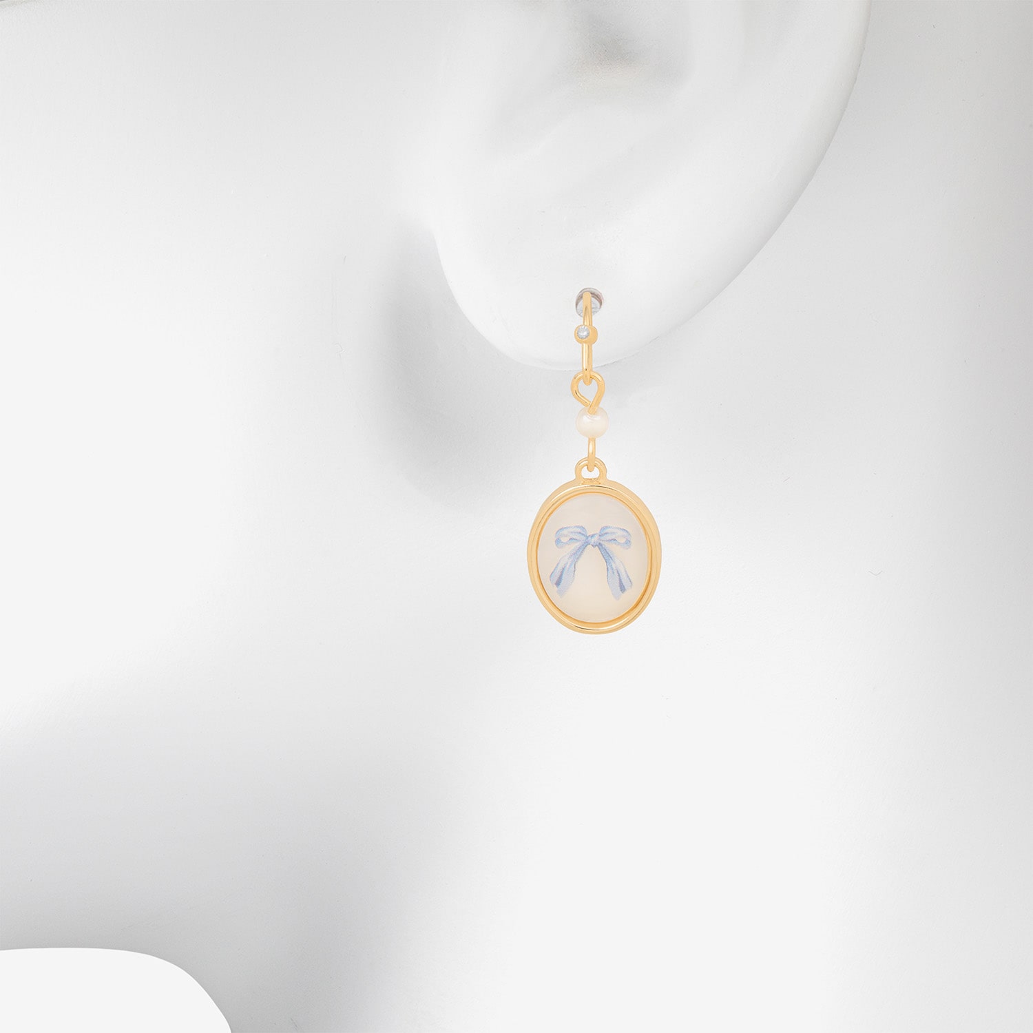 Bijoux Bar Womens Bow Drop Earrings