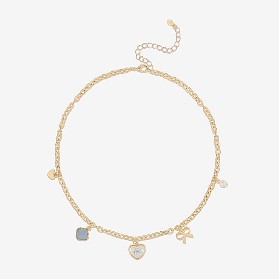 Bijoux Bar Delicates Womens 16 Inch Link Chain Necklace