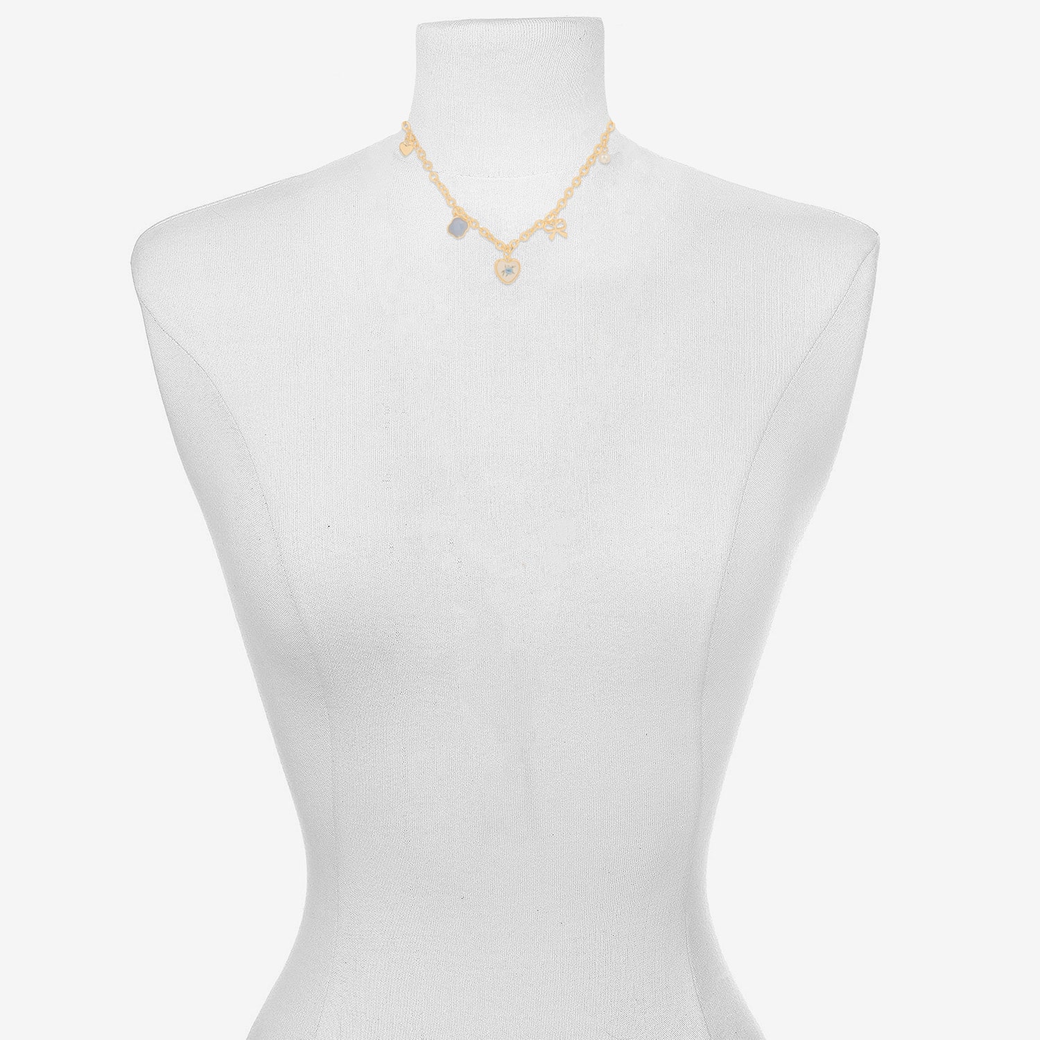Bijoux Bar Womens 16 Inch Link Chain Necklace