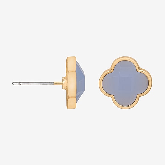 Bijoux Bar Delicates 10.4mm Clover Stud Earrings