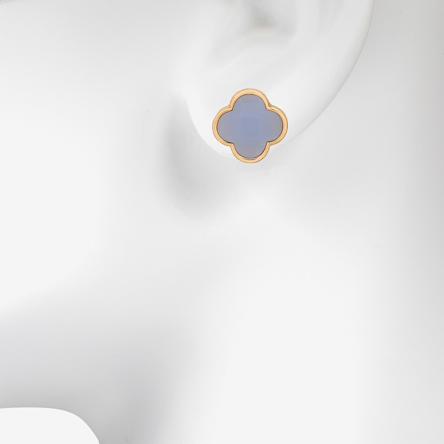 Bijoux Bar 10.4mm Clover Stud Earrings