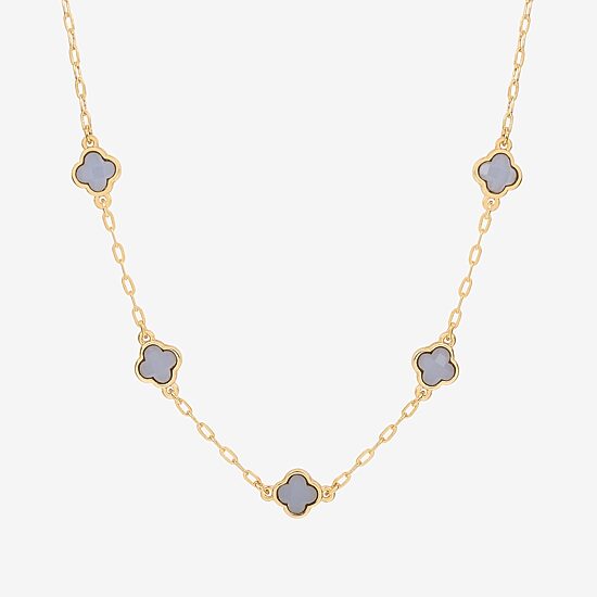 Bijoux Bar Delicates Womens 16 Inch Link Chain Necklace