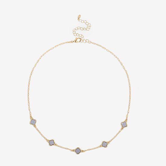 Bijoux Bar Delicates Womens 16 Inch Link Chain Necklace