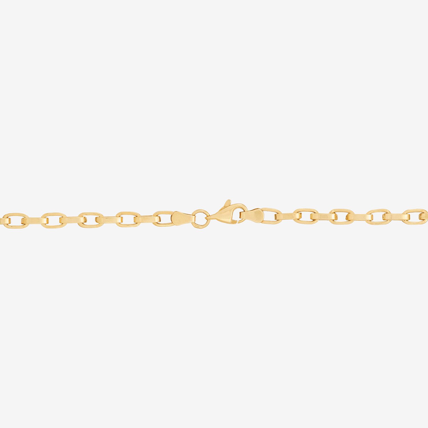 Bonded Brilliance Unisex Adult 14K Gold Over Silver 22 Inch Link Chain Necklace