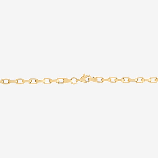 Bonded Brilliance Unisex Adult 14K Gold Bonded With Sterling Silver 22 Inch Link Chain Necklace