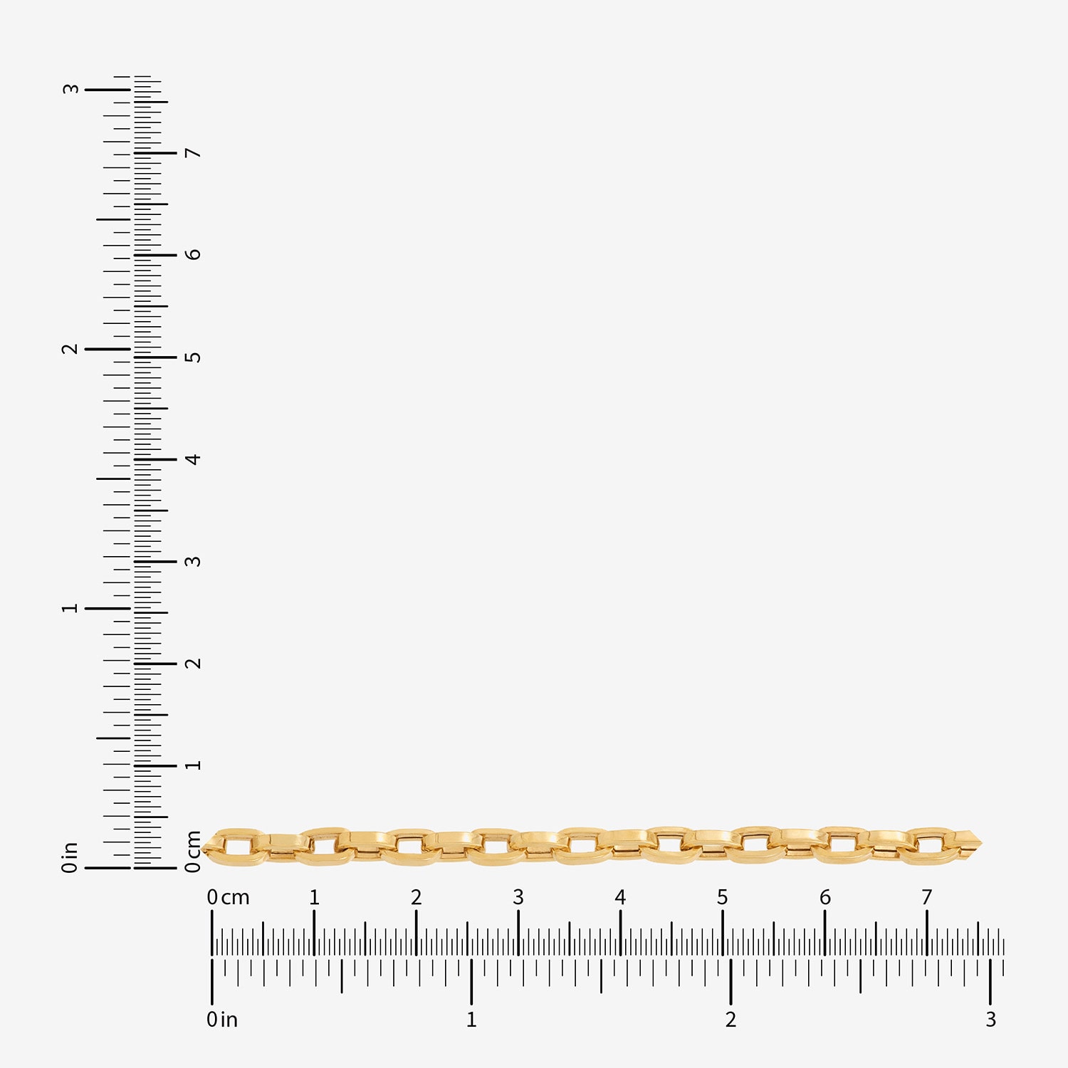 Bonded Brilliance Unisex Adult 14K Gold Over Silver 22 Inch Link Chain Necklace
