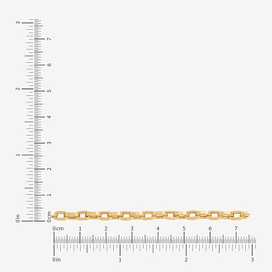 Bonded Brilliance Unisex Adult 14K Gold Bonded With Sterling Silver 22 Inch Link Chain Necklace
