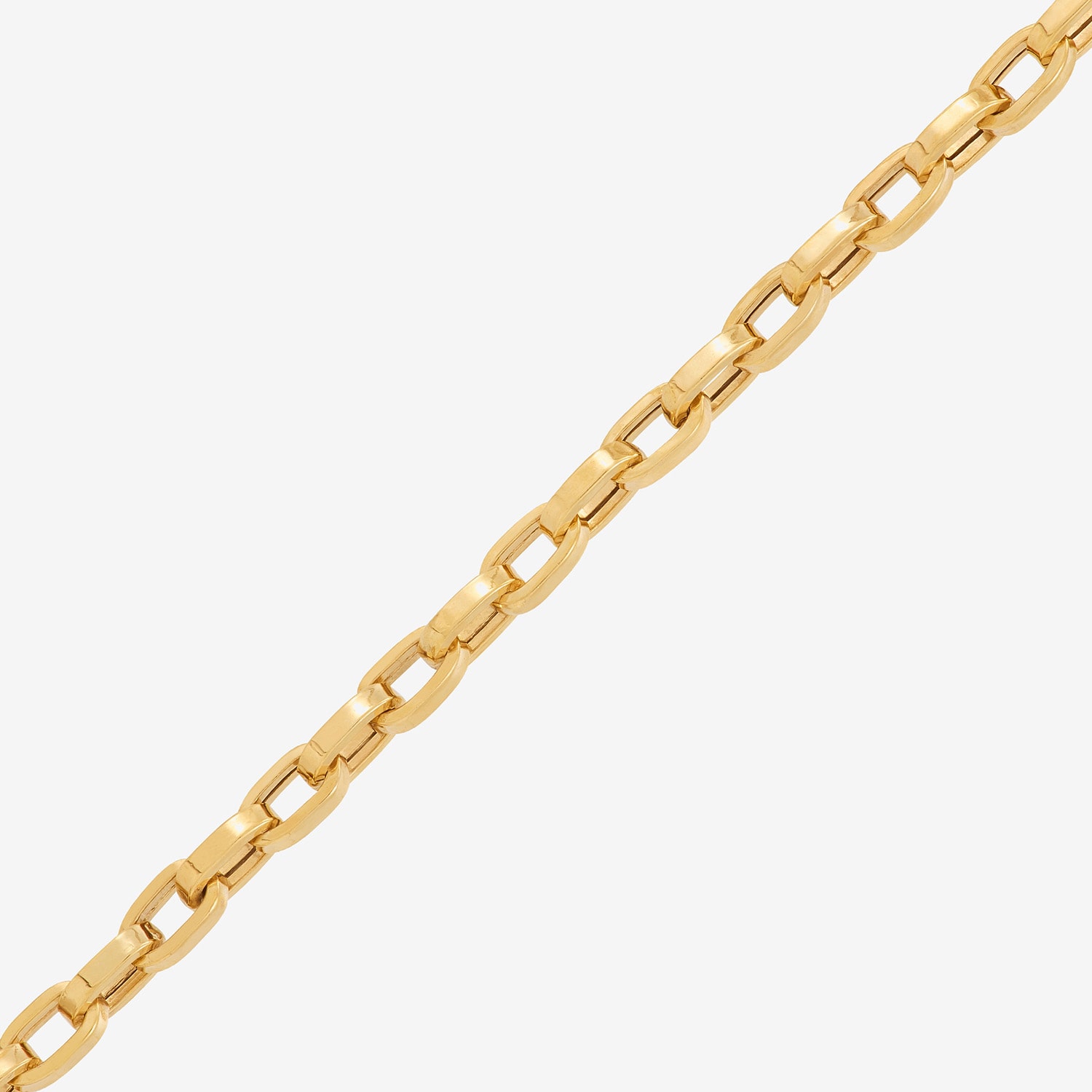 Bonded Brilliance Unisex Adult 14K Gold Over Silver 22 Inch Link Chain Necklace