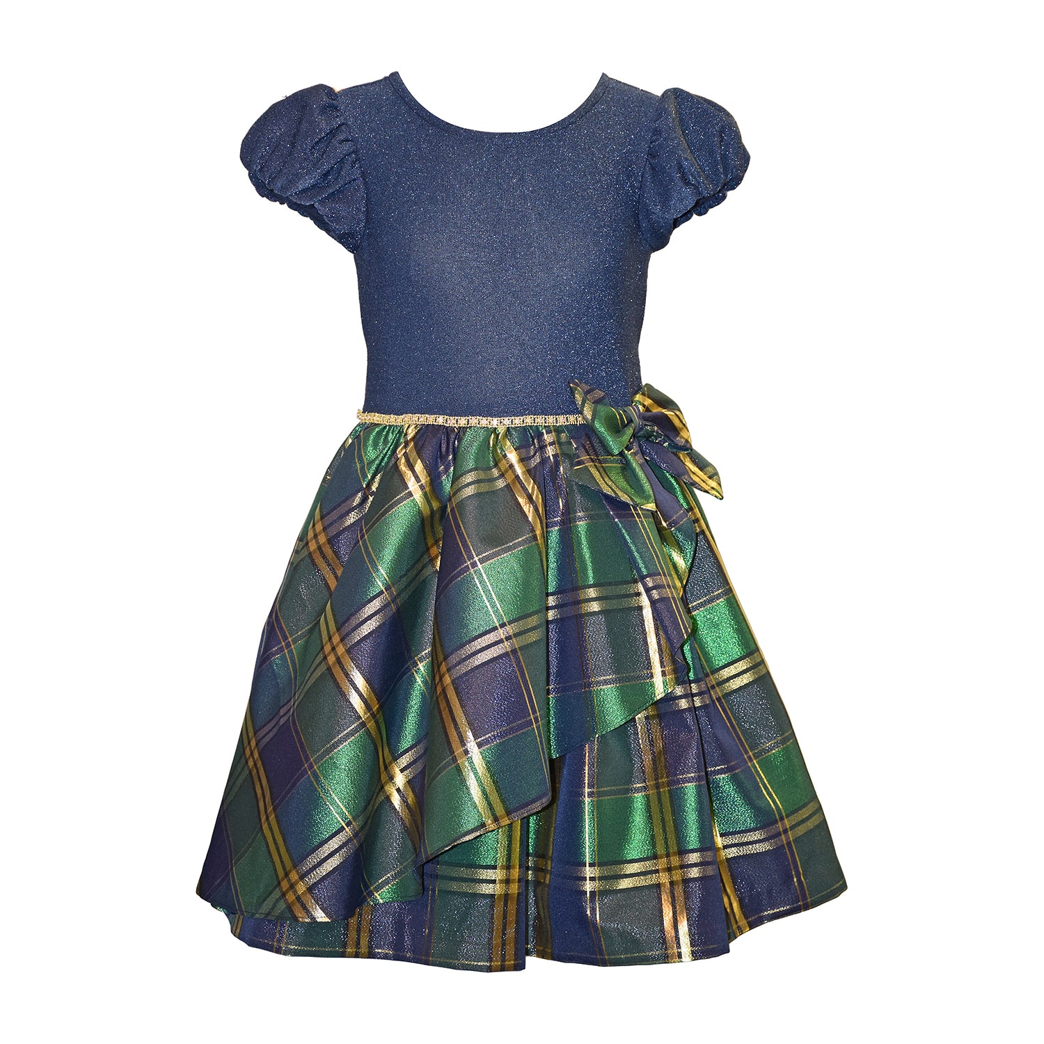Bonnie Jean Little & Big Kid Girls Puffed Short Sleeve Fit + Flare Dress