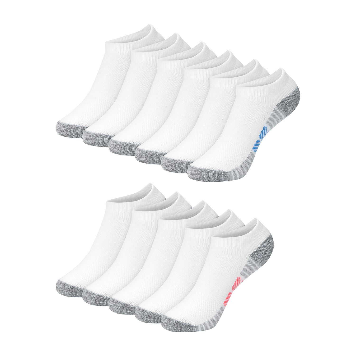 Hanes Little & Big Kid Boys 11 Pair No Show Socks