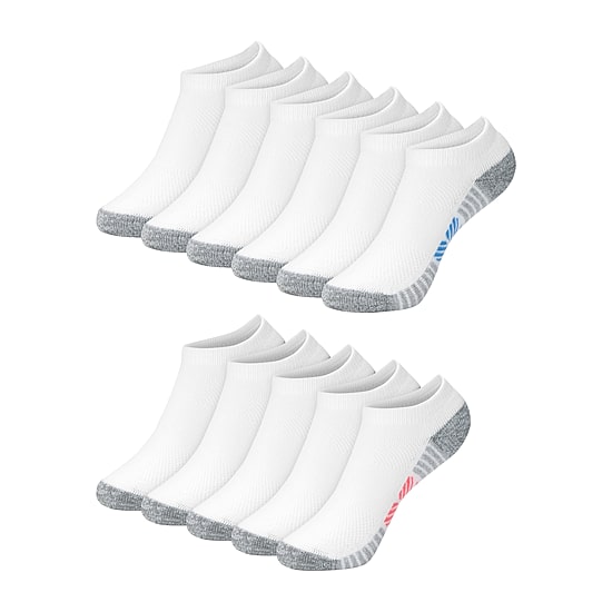 Hanes Little & Big Kid Boys 11 Pair No Show Socks