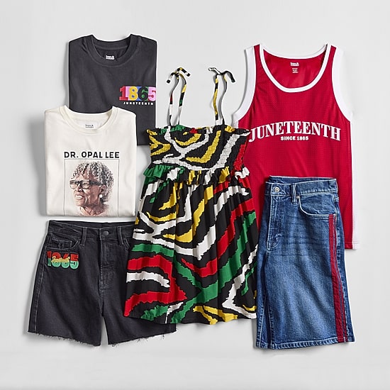 Hope & Wonder Juneteenth Womens Denim Short