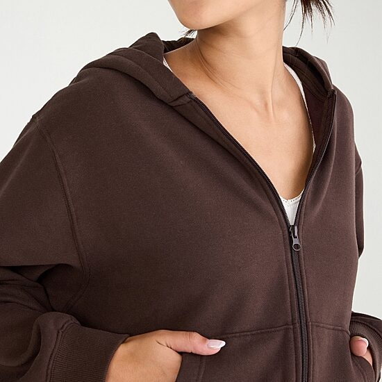 AEROPOSTALE Womens Juniors Long Sleeve Zipper Hoodie