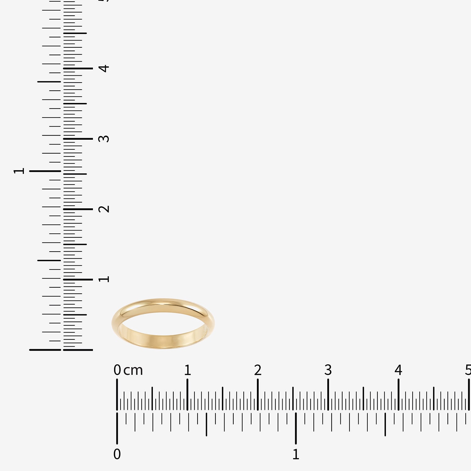 Bonded Brilliance Womens 3MM 14K Gold Over Silver Band