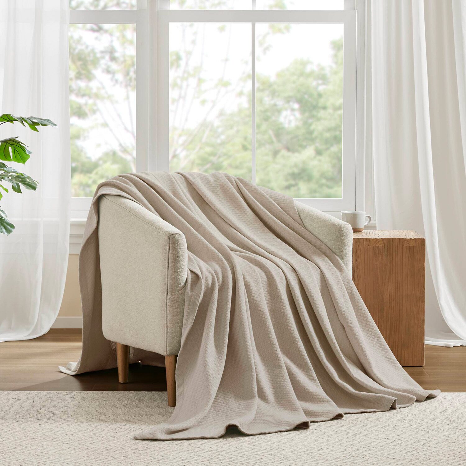 Madison Park Liquid Cotton Blanket