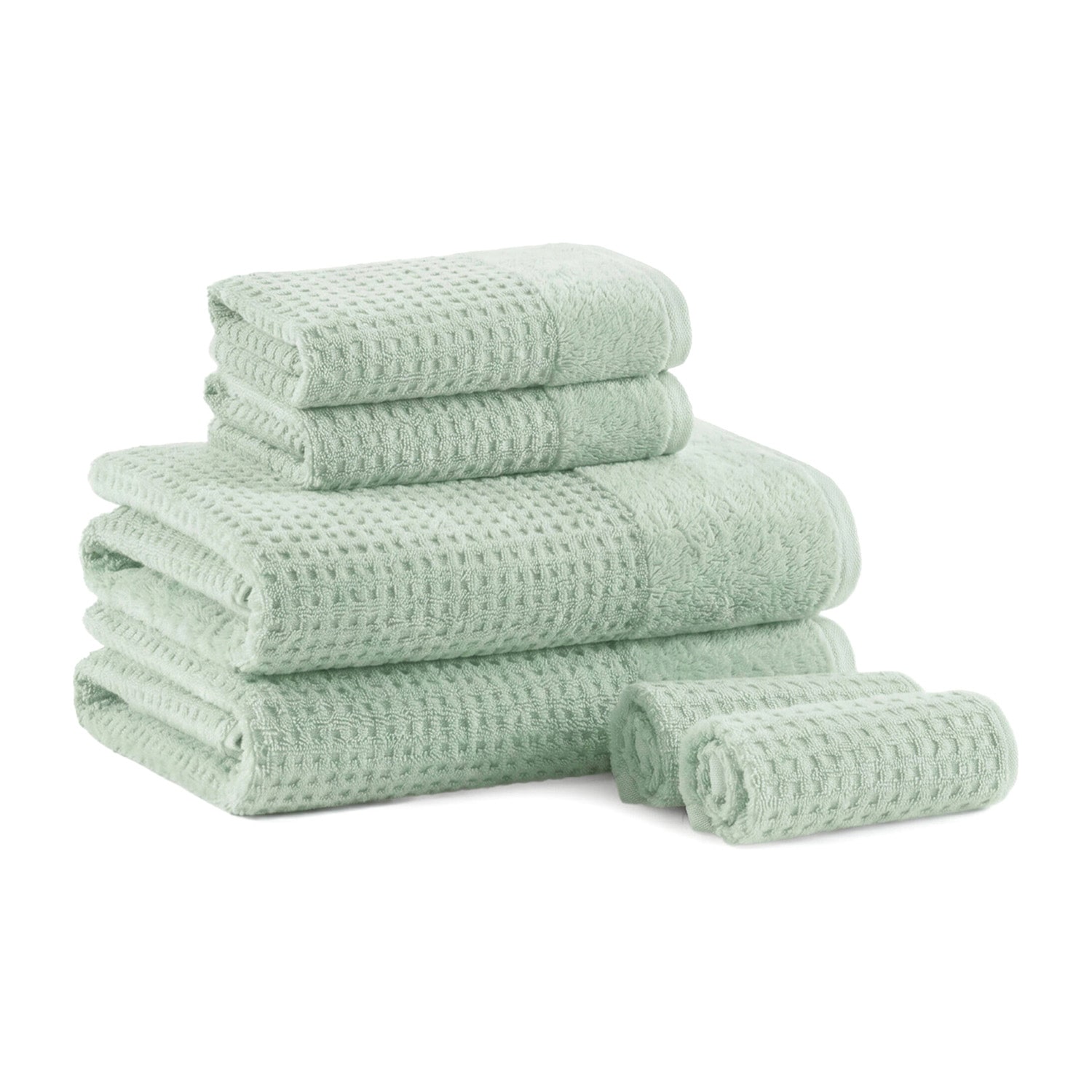 Madison Park Spa Waffle 6-pc. Quick Dry Bath Towel Set - JCPenney