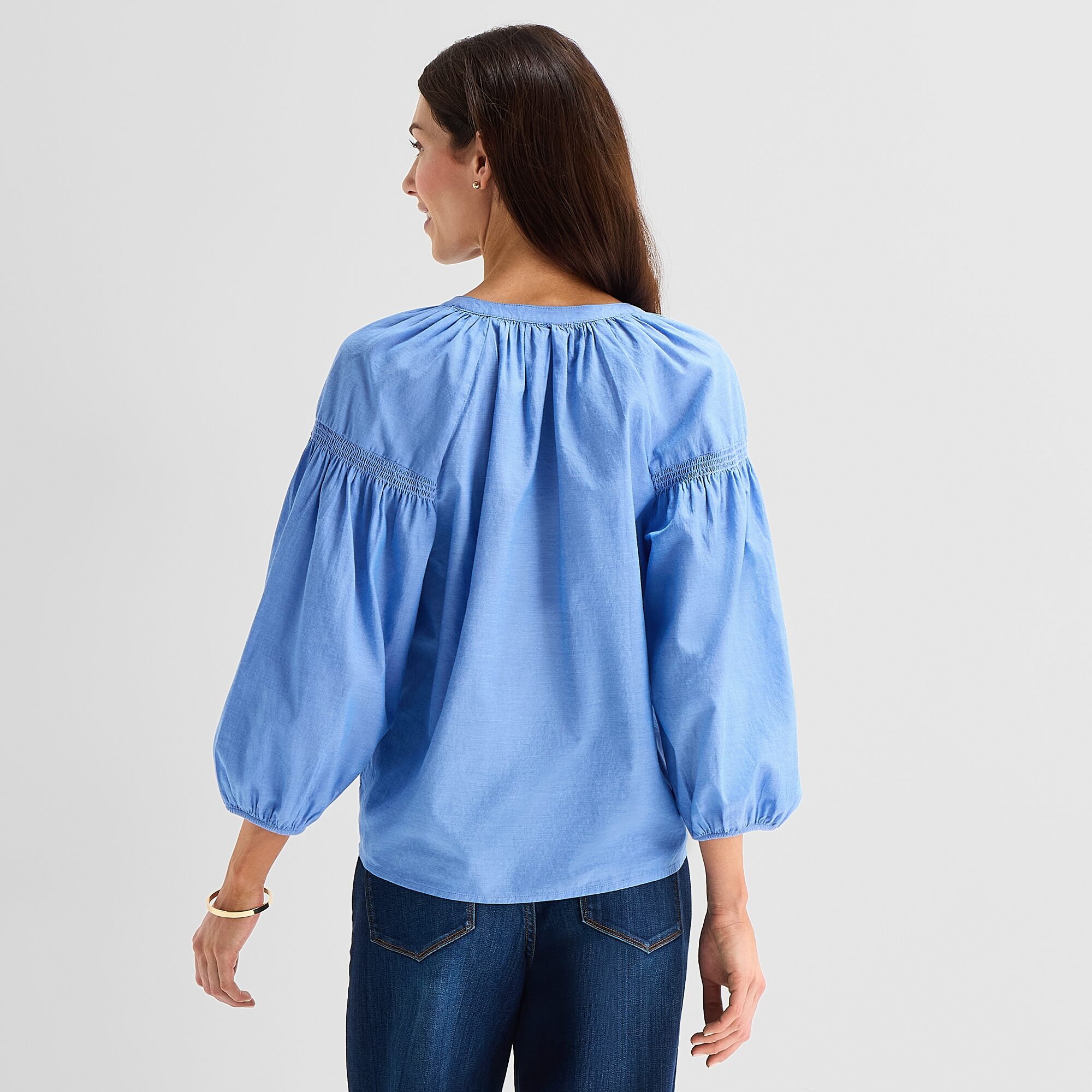 St. John's Bay Womens 3/4 Sleeve Blouse