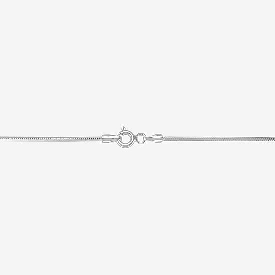 Made in Italy Unisex Adult Sterling Silver 24 Inch Snake Chain Necklace