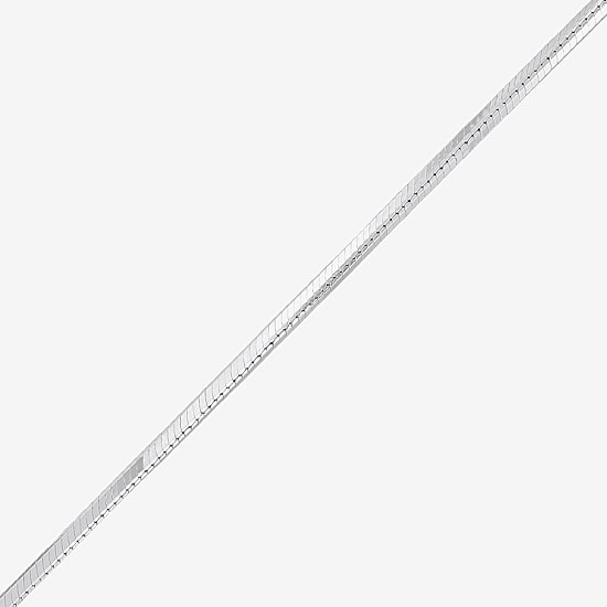 Made in Italy Unisex Adult Sterling Silver 24 Inch Snake Chain Necklace