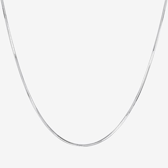 Made in Italy Unisex Adult Sterling Silver 18 Inch Snake Chain Necklace