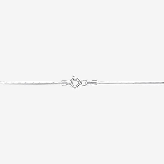 Made in Italy Unisex Adult Sterling Silver 22 Inch Snake Chain Necklace