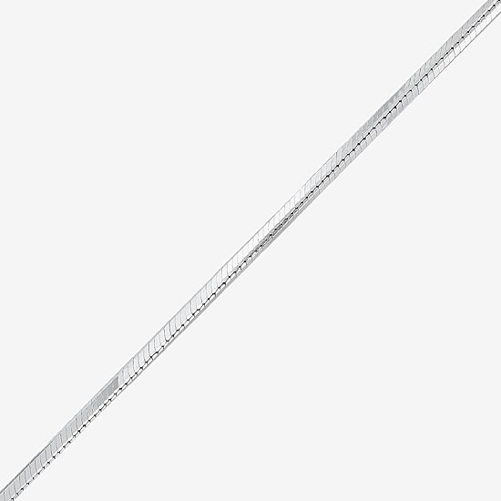 Made in Italy Unisex Adult Sterling Silver 22 Inch Snake Chain Necklace