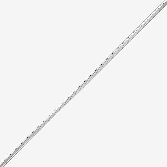 Made in Italy Unisex Adult Sterling Silver 20 Inch Snake Chain Necklace