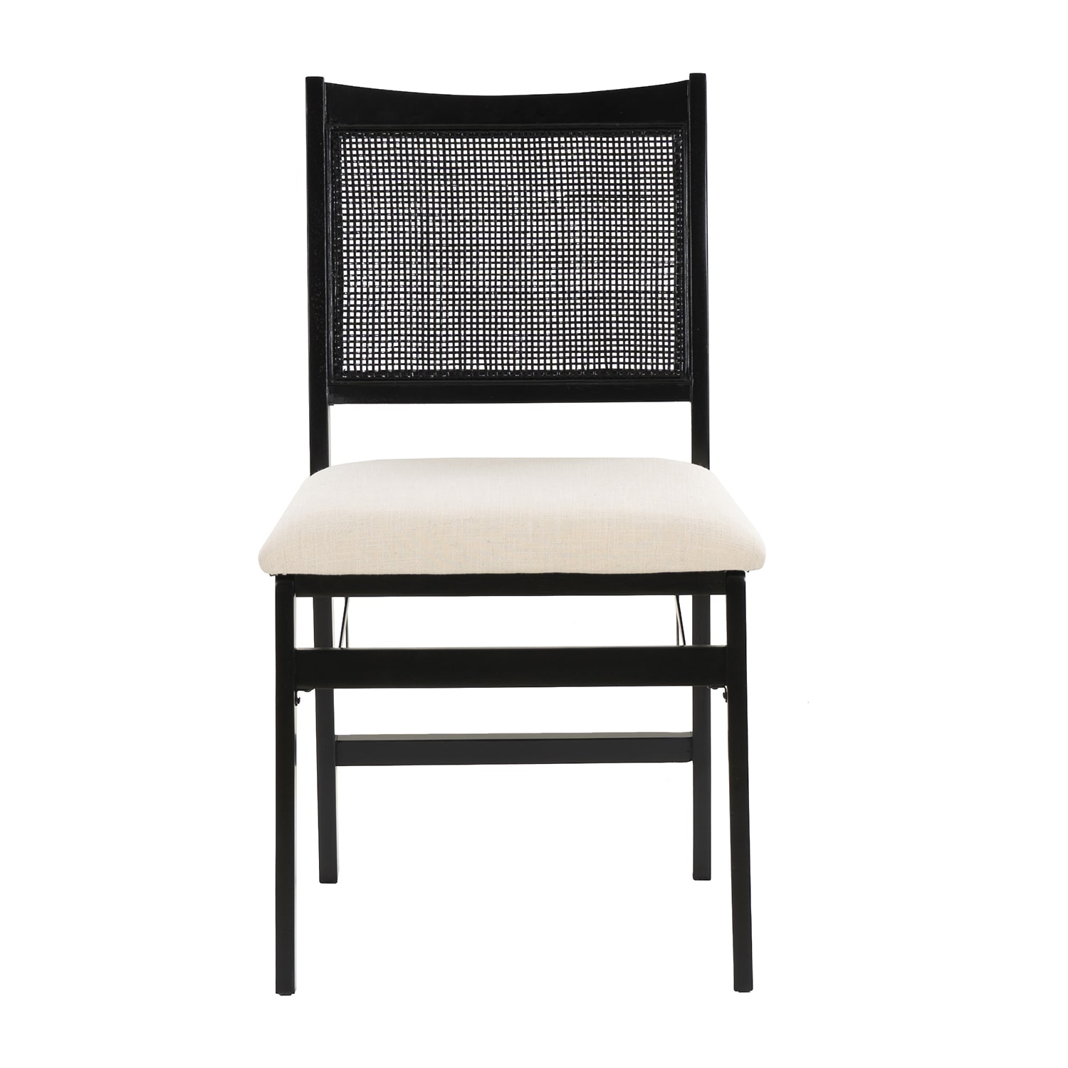 Linon Bonnie Cane Folding Chair