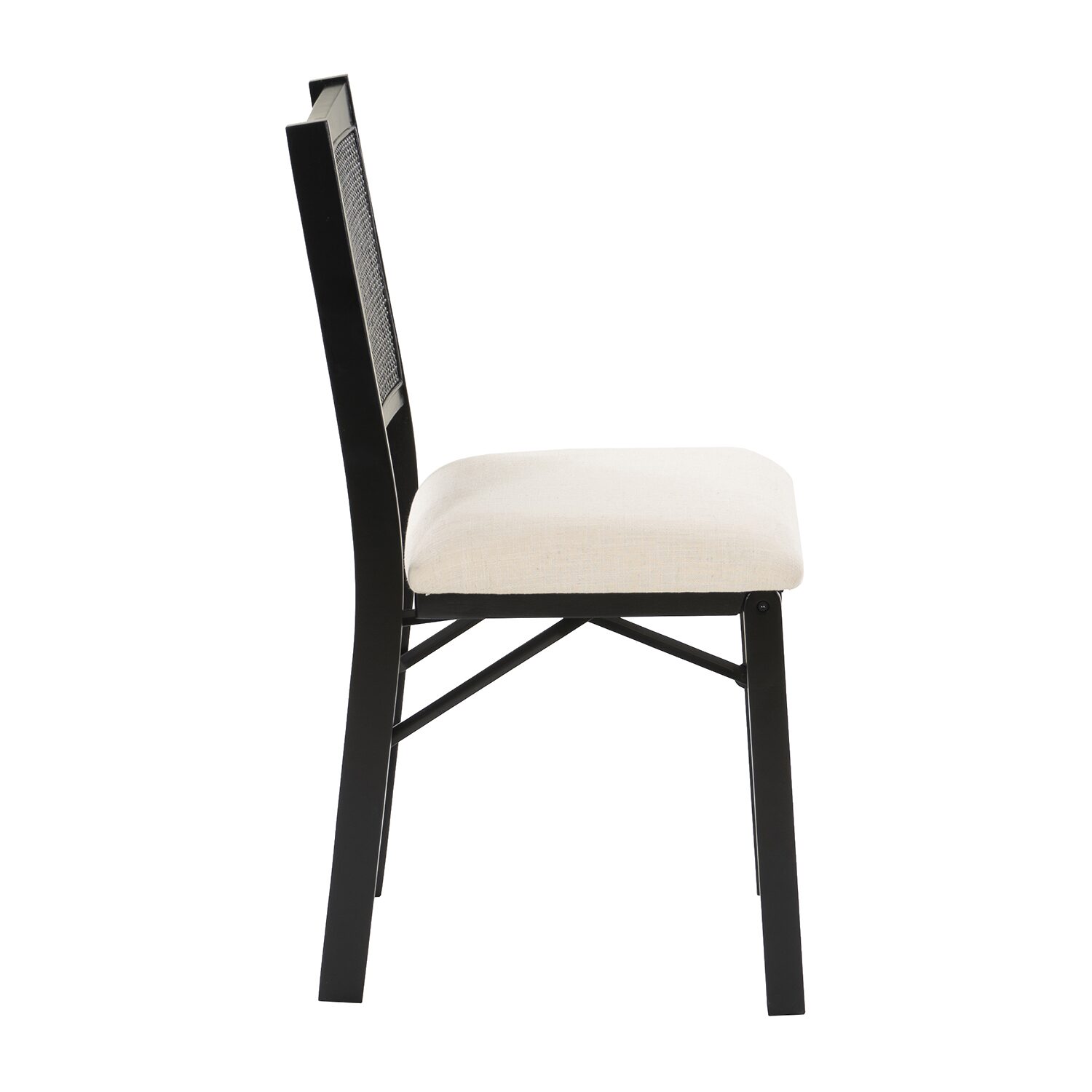 Linon Bonnie Cane Folding Chair