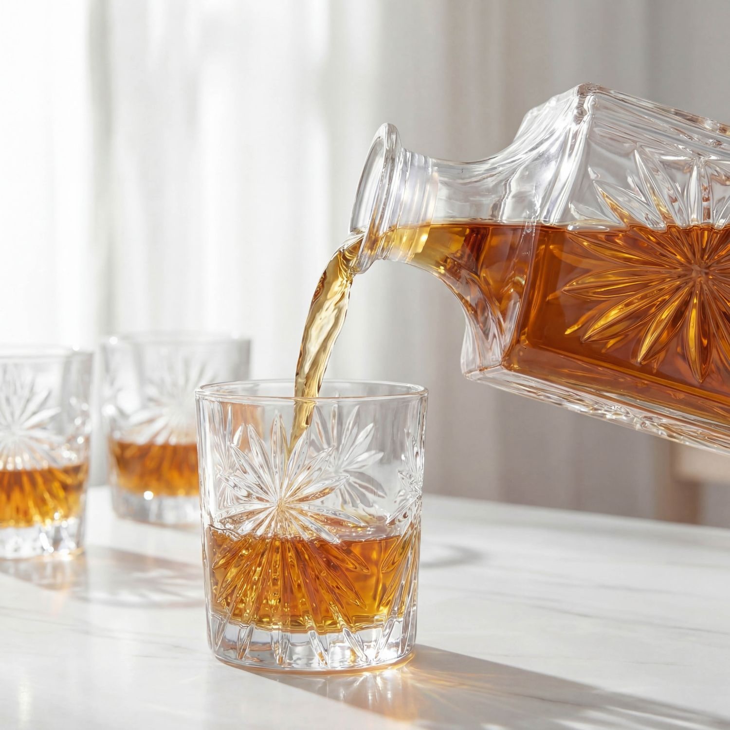 Godinger Silver Whiskey And Rye Bar 5-pc. Decanter Set