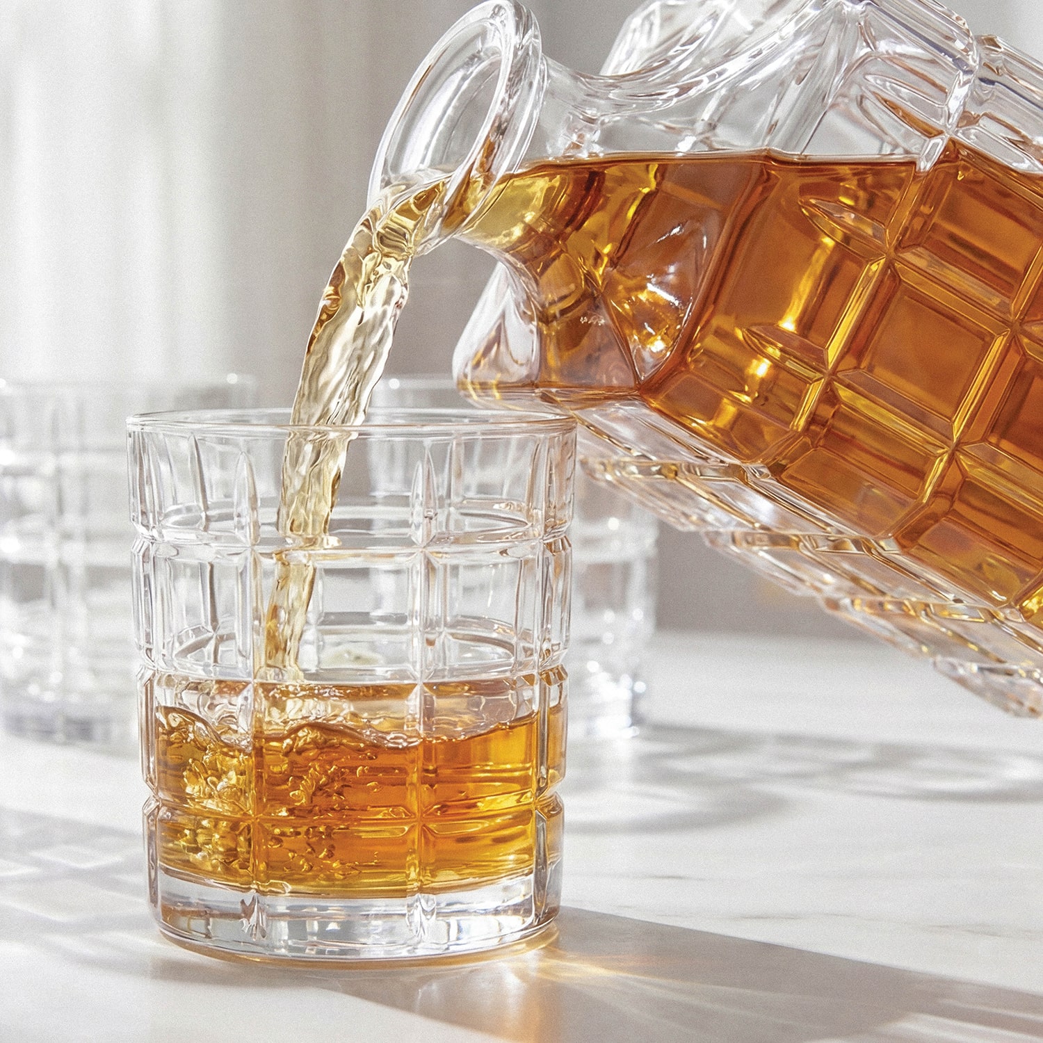 Godinger Silver Whiskey And Rye Bar 7-pc. Decanter Set