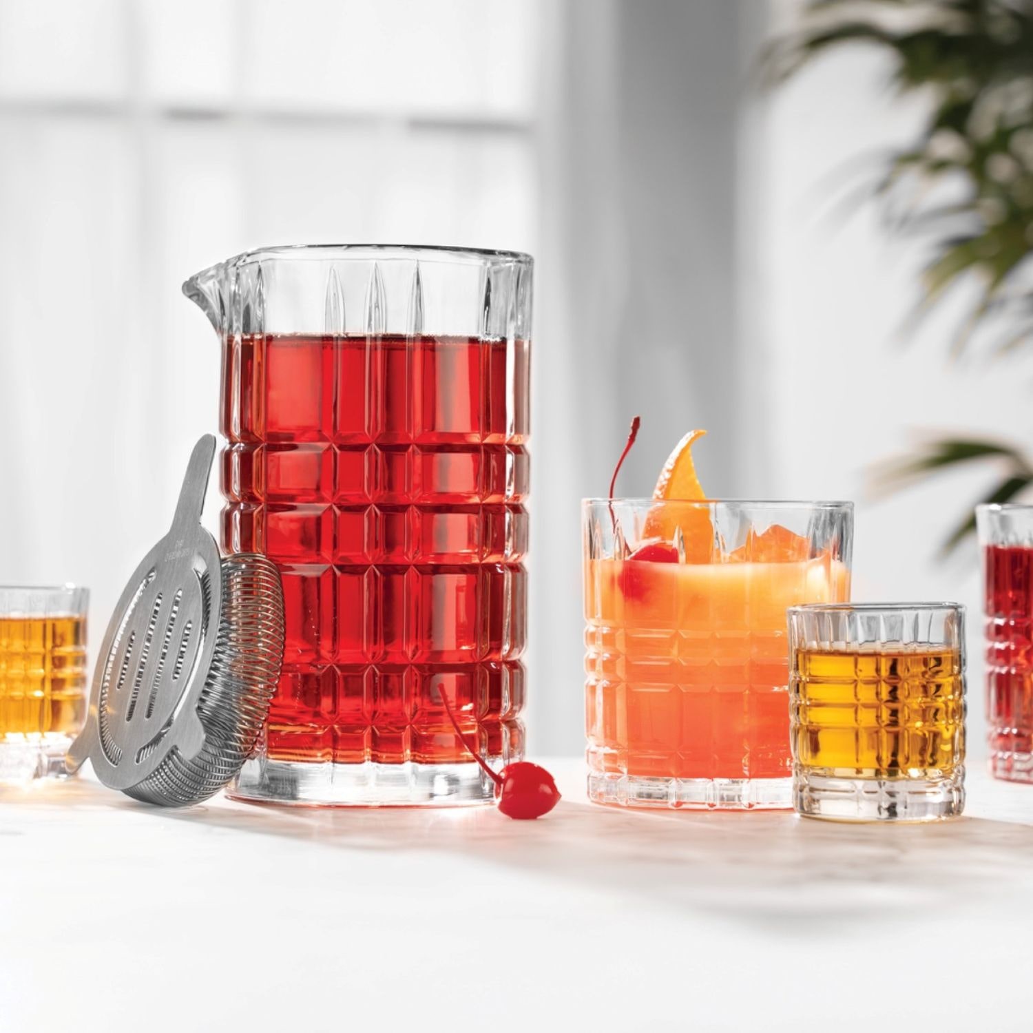 Godinger Whiskey and Rye Revey 6-pc. Mixing Drinkware Set
