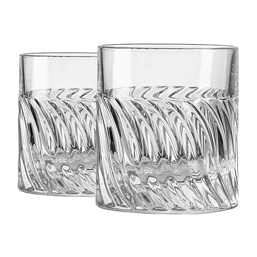 GODINGER SILVER Godinger Whiskey and Rye Revey 2-pc. Double Old Fashioned Set, One Size, White