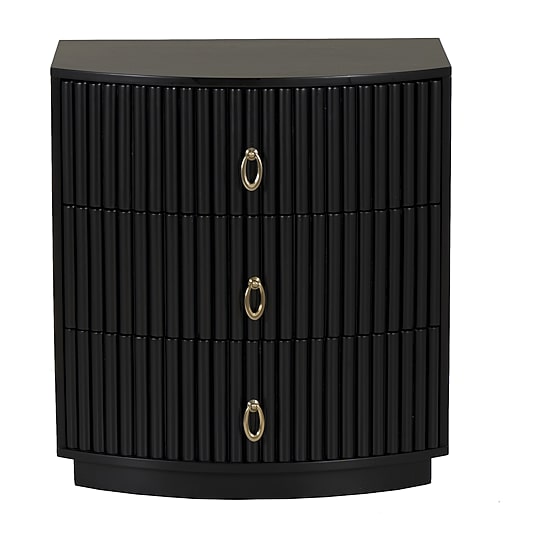 Linon Chantel 3 Drawer Nightstand