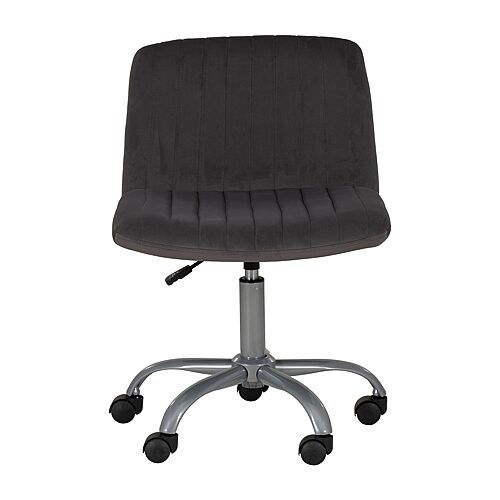 Linon Stratton Rolling Office Chair In Gray