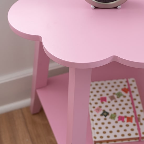 Linon Natalia Flower Side Table
