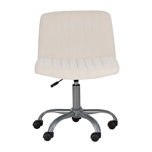 Linon Stratton Rolling Office Chair In Sand