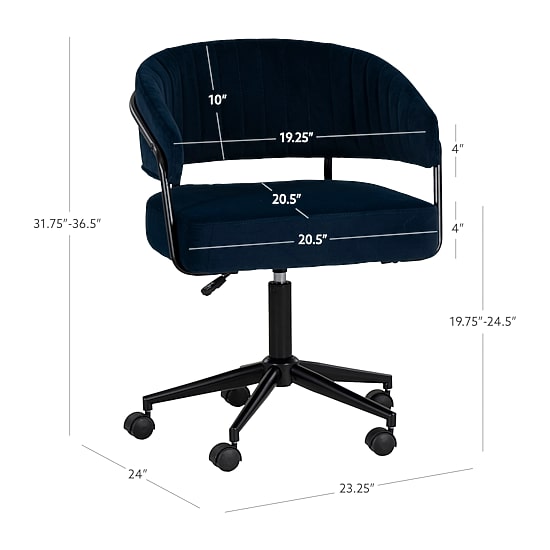 Linon Adjustable Height Office Chair