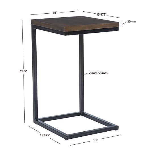 Linon Braniff End Table