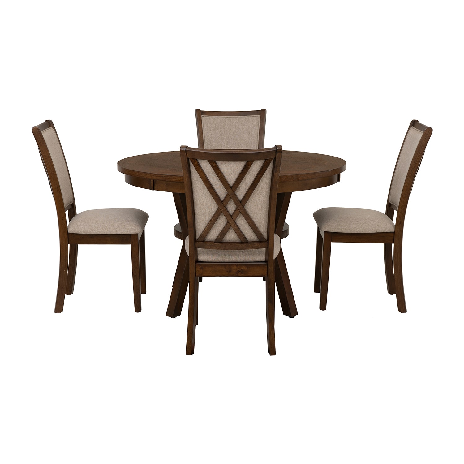 Linon Candela Upholstered 5 Piece Dining Set
