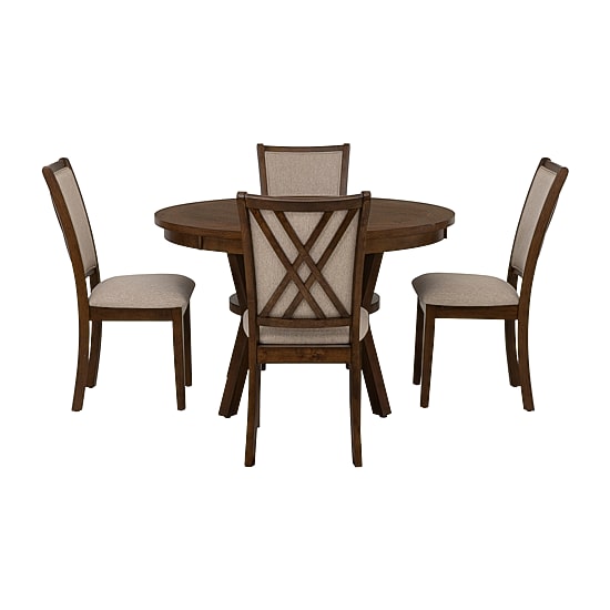 Linon Candela Upholstered 5 Piece Dining Set