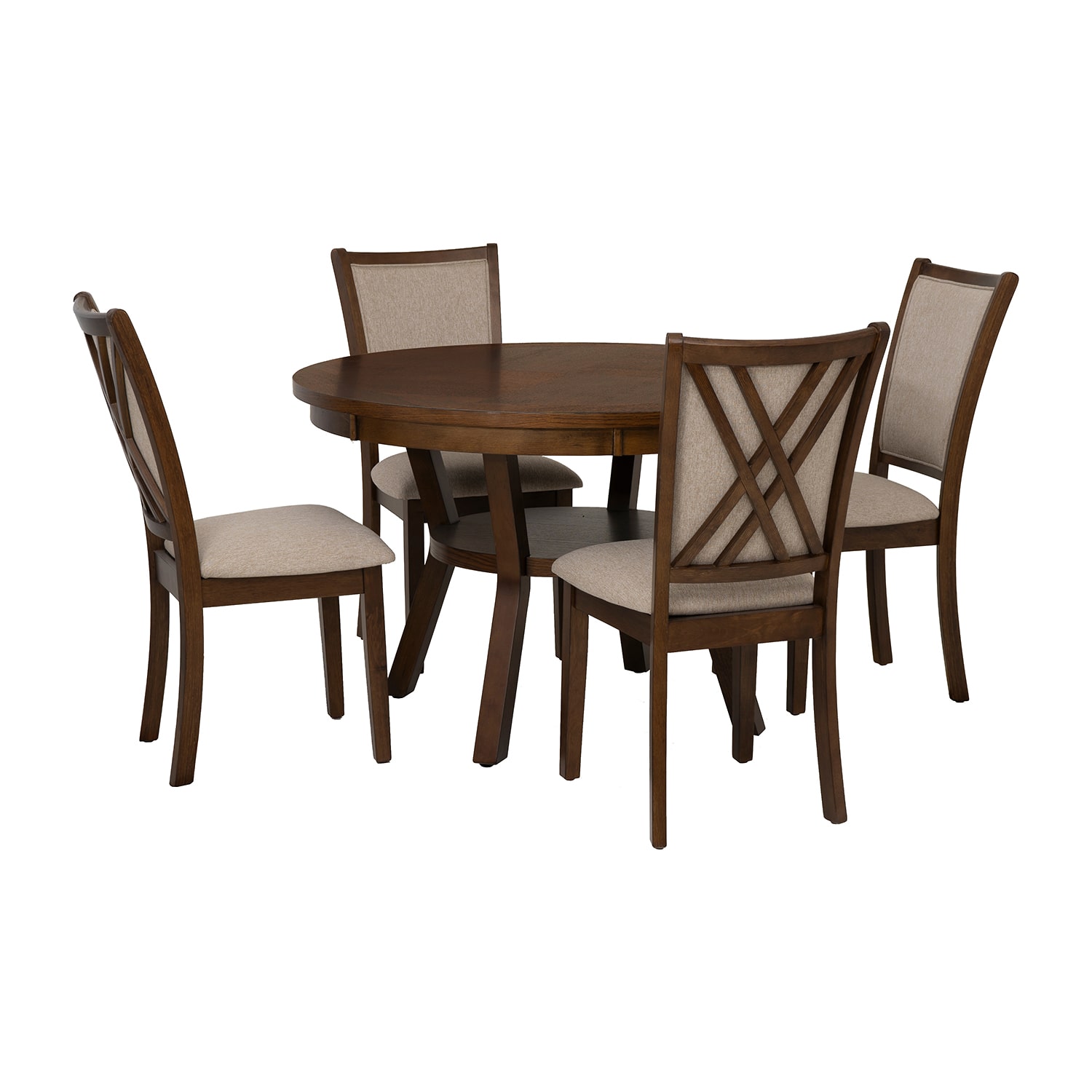 Linon Candela Upholstered 5 Piece Dining Set