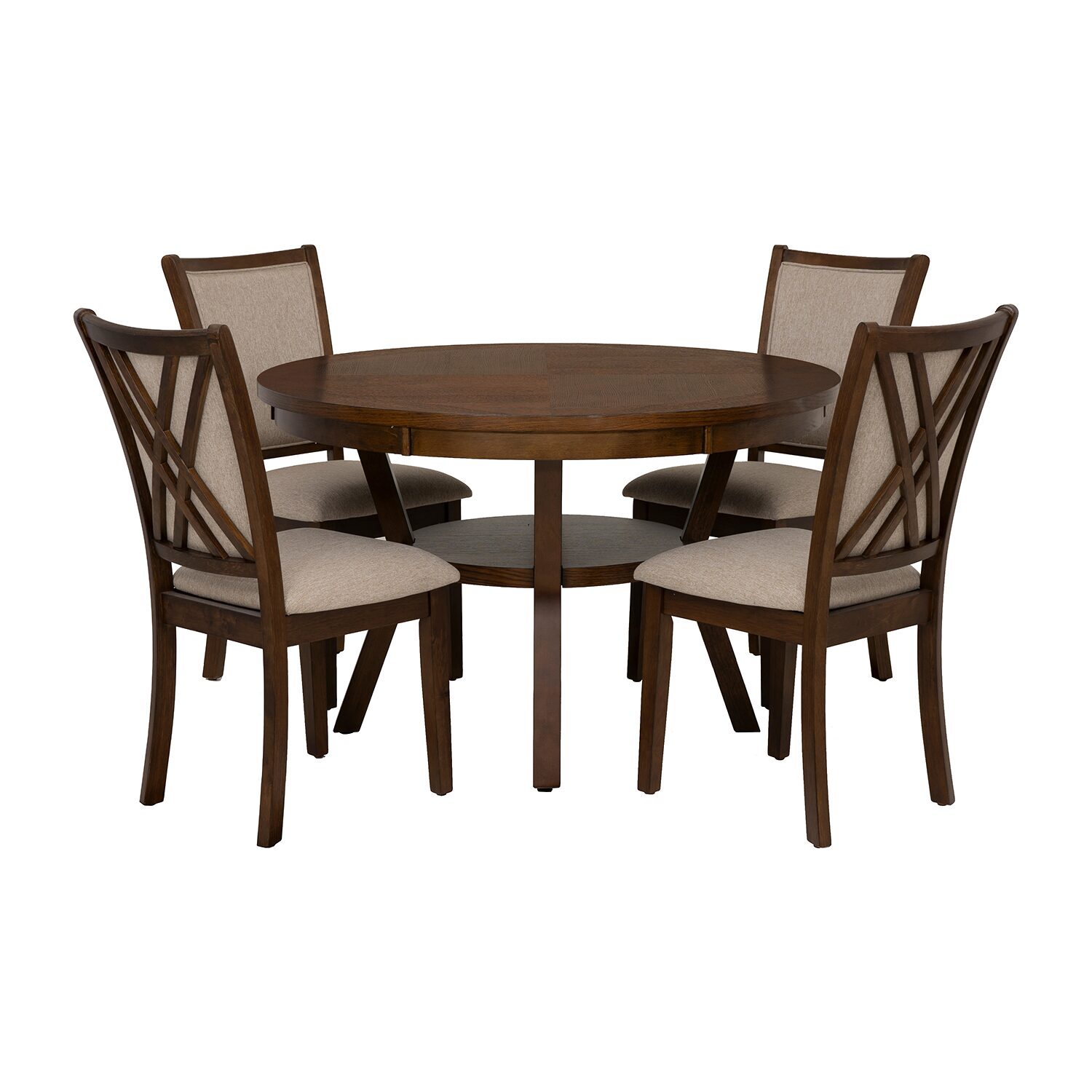 Linon Candela Upholstered 5 Piece Dining Set