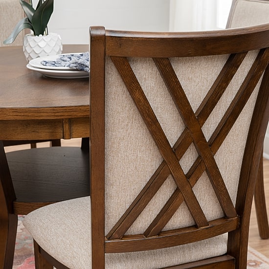 Linon Candela Upholstered 5 Piece Dining Set
