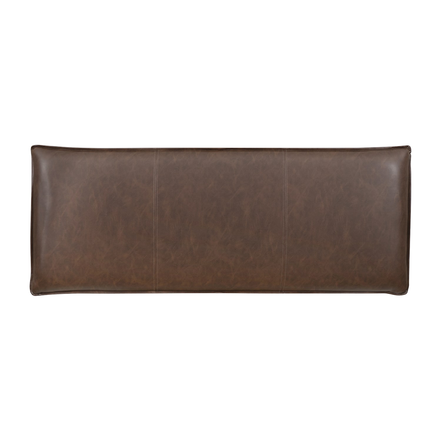 Linon Abrielle Brown Pillow Top Bench