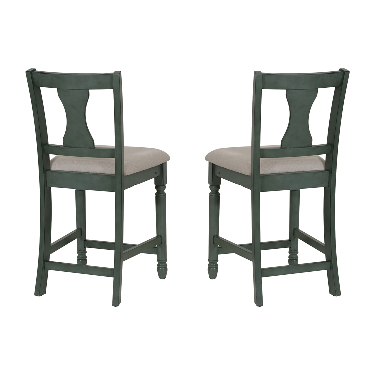 Linon Theona Teal Counter Stool