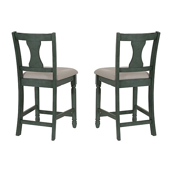 Linon Theona Teal Counter Stool